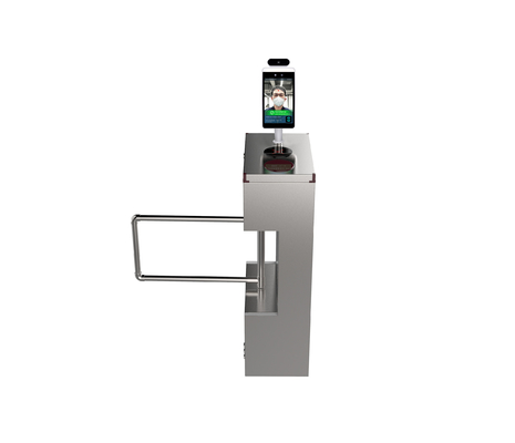 Escáner termal 35w 240vAC del reconocimiento de cara del torniquete de la puerta de velocidad
