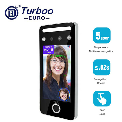 Pantalla de TFT de la pantalla táctil del reconocimiento de cara de 5 pulgadas para el control de acceso y la atención