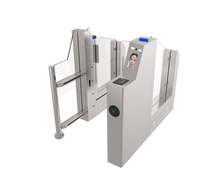 Puertas de oscilación automáticas del aeropuerto de los sistemas SUS304 de la puerta del torniquete de ISO9001 Rfid