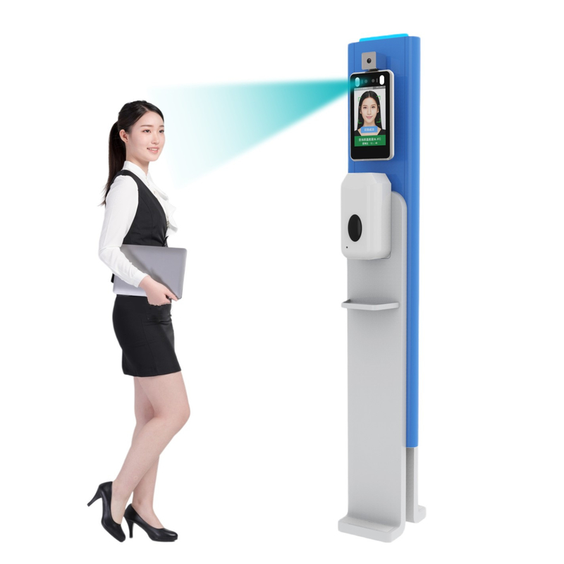 Sistema biométrico 2MP 2.5W de la máquina de la atención de la cara de la medida de la temperatura