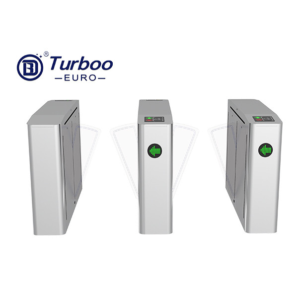 Sistema biométrico de acero inoxidable Turboo de la aleta de la puerta de oscilación 304 de la puerta automática de la barrera